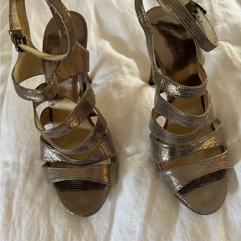 Michael Kors hi heels, sandals
